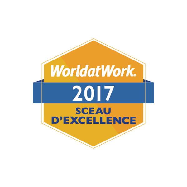 World at work, 2017, Sceau D'excellence